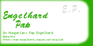 engelhard pap business card